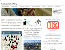 Tablet Screenshot of fundacjababcialiny.org.pl
